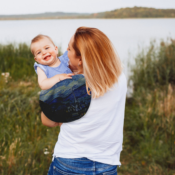 The Starry Night (Van Gogh 1889) Peanut Shaped Burp - Lifestyle