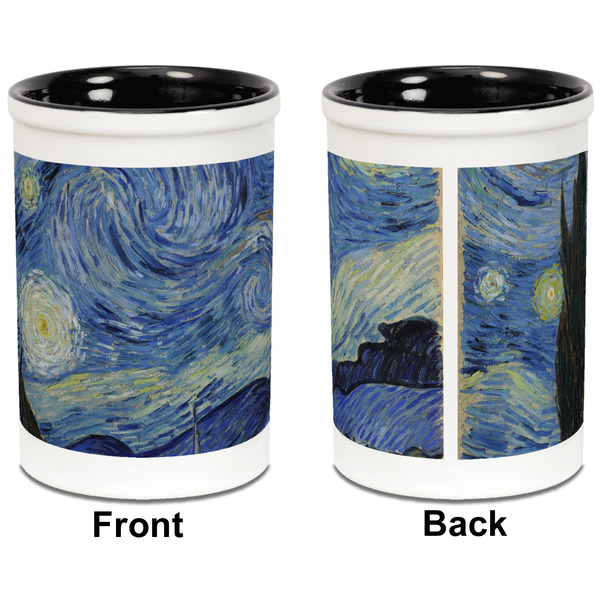 The Starry Night (Van Gogh 1889) Pencil Holder - Black - approval