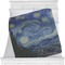 The Starry Night (Van Gogh 1889) Minky Blanket - Twin / Full - 80"x60" - Double Sided