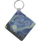 The Starry Night (Van Gogh 1889) Diamond Plastic Keychain
