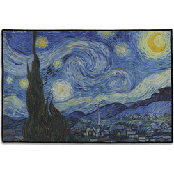 The Starry Night (Van Gogh 1889) Door Mat - 36"x24"