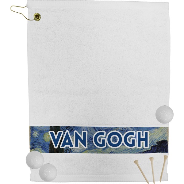 Custom The Starry Night (Van Gogh 1889) Golf Bag Towel
