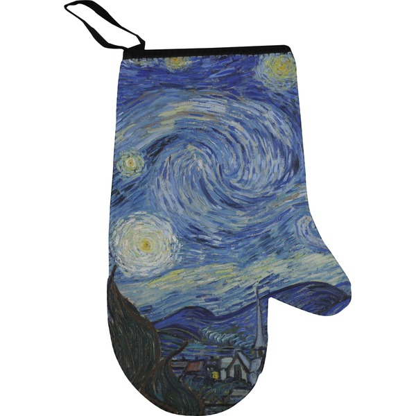 Custom The Starry Night (Van Gogh 1889) Oven Mitt