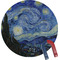 The Starry Night (Van Gogh 1889) Personalized Round Fridge Magnet