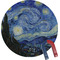 The Starry Night (Van Gogh 1889) Round Fridge Magnet