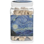 The Starry Night (Van Gogh 1889) Dog Treat Jar