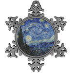 The Starry Night (Van Gogh 1889) Vintage Snowflake Ornament