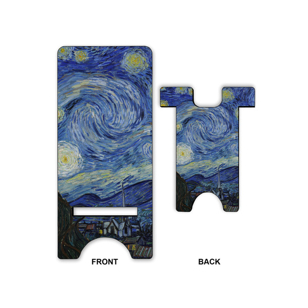 The Starry Night (Van Gogh 1889) Phone Stand - Front & Back