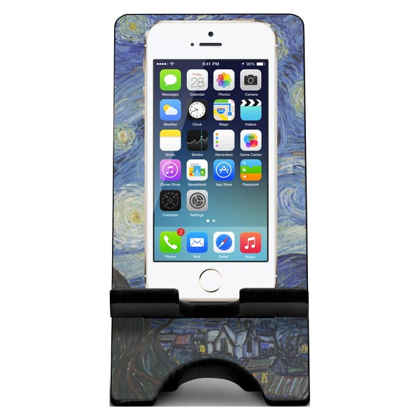 The Starry Night (Van Gogh 1889) Phone Stand w/ Phone