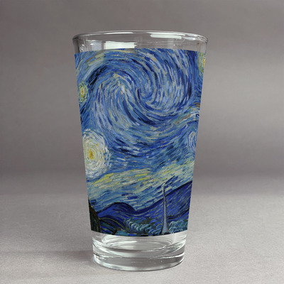 The Starry Night (Van Gogh 1889) Pint Glass - Full Print