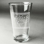 The Starry Night (Van Gogh 1889) Pint Glass - Engraved