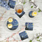 The Starry Night (Van Gogh 1889) Plastic Party Appetizer & Dessert Plates - In Context