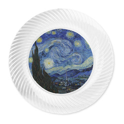 The Starry Night (Van Gogh 1889) Plastic Party Dinner Plates - 10"