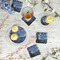 The Starry Night (Van Gogh 1889) Plastic Party Dinner Plates - In Context