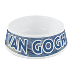 The Starry Night (Van Gogh 1889) Plastic Dog Bowl - Small