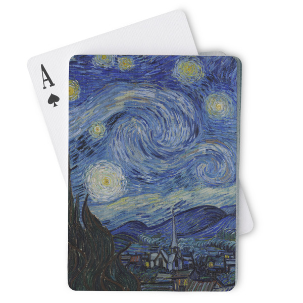 Custom The Starry Night (Van Gogh 1889) Playing Cards