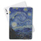 The Starry Night (Van Gogh 1889) Playing Cards - Front View