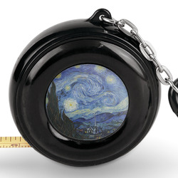 The Starry Night (Van Gogh 1889) Pocket Tape Measure - 6 Ft w/ Carabiner Clip