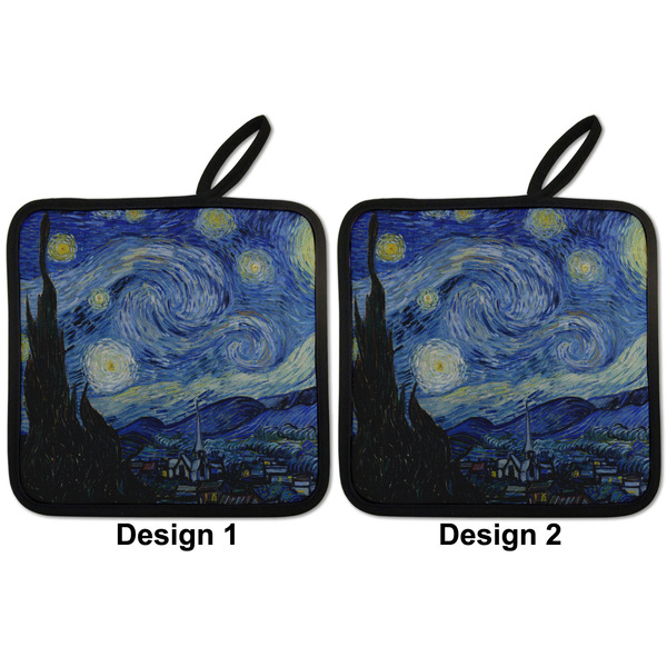The Starry Night (Van Gogh 1889) Pot Holders - Set of 2 APPROVAL