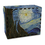 The Starry Night (Van Gogh 1889) Wood Recipe Box - Full Color Print