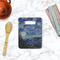 The Starry Night (Van Gogh 1889) Rectangle Trivet with Handle - LIFESTYLE