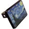 The Starry Night (Van Gogh 1889) Rectangular Car Hitch Cover w/ FRP Insert (Angle View)
