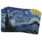 The Starry Night (Van Gogh 1889) Rectangular Fridge Magnet - THREE
