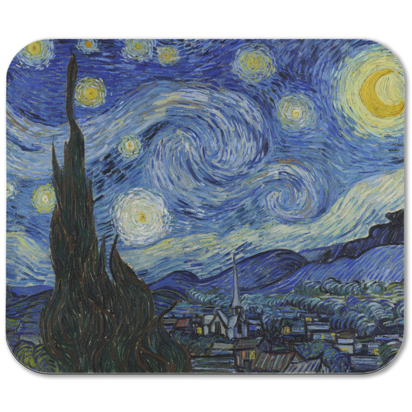 The Starry Night (Van Gogh 1889) Rectangular Mouse Pad - APPROVAL