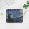 The Starry Night (Van Gogh 1889) Rectangular Mouse Pad - LIFESTYLE 2