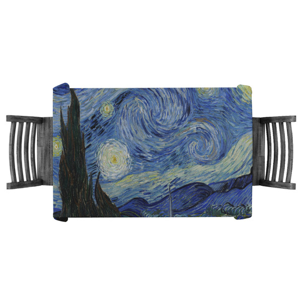 Custom The Starry Night (Van Gogh 1889) Tablecloth - 58"x58"