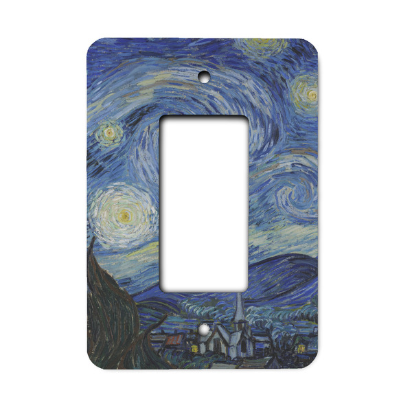 Custom The Starry Night (Van Gogh 1889) Rocker Style Light Switch Cover