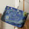 The Starry Night (Van Gogh 1889) Large Rope Tote - Life Style