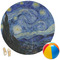 The Starry Night (Van Gogh 1889) Round Beach Towel