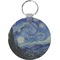 The Starry Night (Van Gogh 1889) Round Keychain (Personalized)