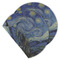 The Starry Night (Van Gogh 1889) Round Linen Placemats - MAIN (Double-Sided)
