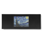 The Starry Night (Van Gogh 1889) Rubber Bar Mat