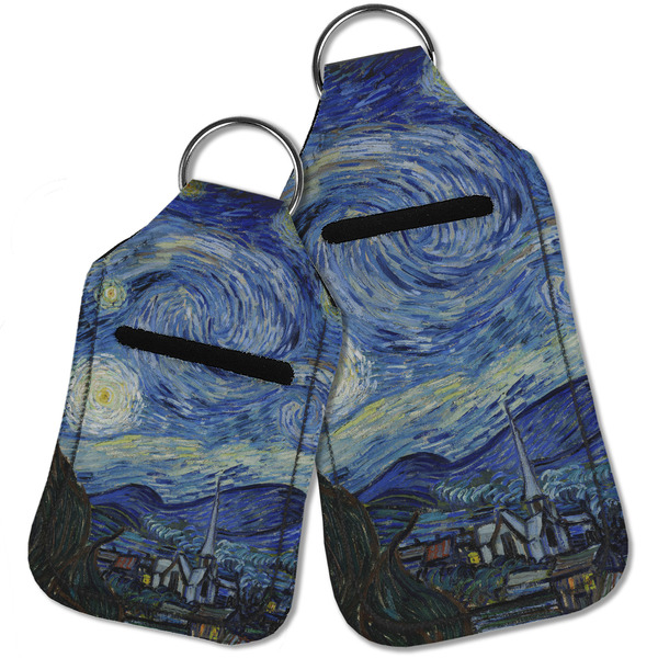 The Starry Night (Van Gogh 1889) Sanitizer Holder Keychain - Parent Main