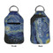 The Starry Night (Van Gogh 1889) Sanitizer Holder Keychain - Small APPROVAL (Flat)