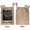 The Starry Night (Van Gogh 1889) Santa Bag - Approval - Front