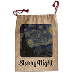 The Starry Night (Van Gogh 1889) Santa Sack - Front