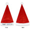 The Starry Night (Van Gogh 1889) Santa Hats - Front and Back (Single Print) APPROVAL