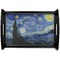 The Starry Night (Van Gogh 1889) Serving Tray Black Small - Main