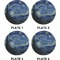 The Starry Night (Van Gogh 1889) Set of Appetizer / Dessert Plates (Approval)