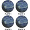 The Starry Night (Van Gogh 1889) Set of Lunch / Dinner Plates (Approval)