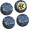 The Starry Night (Van Gogh 1889) Set of 4 Glass Lunch / Dinner Plate 10"