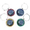 The Starry Night (Van Gogh 1889) Wine Charms (Set of 4)