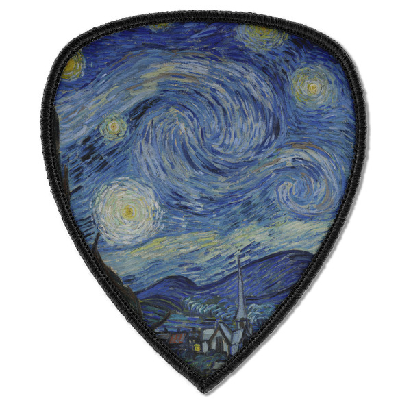 Custom The Starry Night (Van Gogh 1889) Iron on Shield Patch A