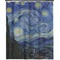 The Starry Night (Van Gogh 1889) Shower Curtain 70x90