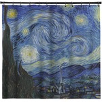 The Starry Night (Van Gogh 1889) Shower Curtain - Custom Size