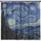 The Starry Night (Van Gogh 1889) Shower Curtain - Custom Size